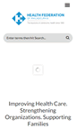 Mobile Screenshot of healthfederation.org